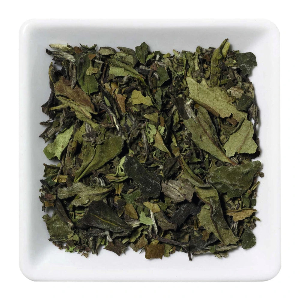 China Pai Mu Tan Std 6901 Bio – Weißer Tee aus Fujian, zart & pfirsichweich