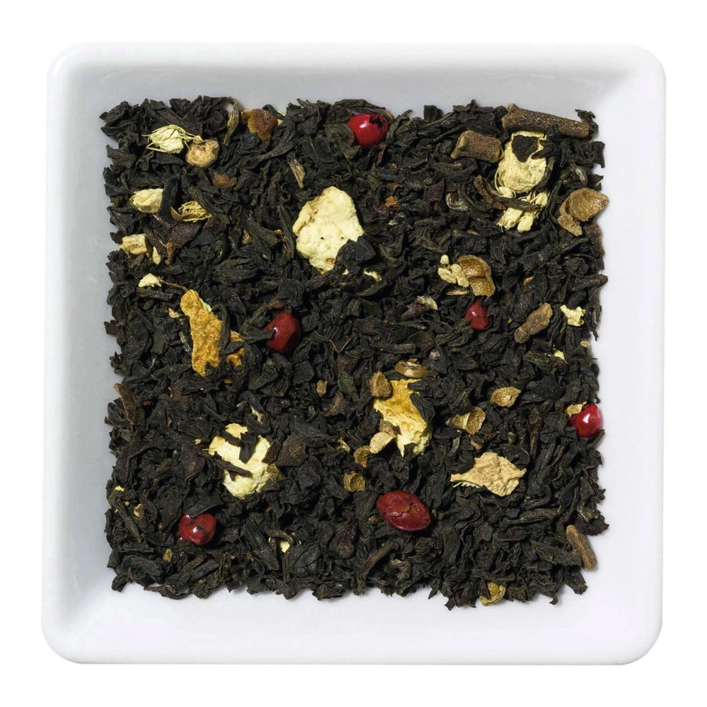 Masala Chai – Aromatisierter Schwarztee mit Gewürzen & Mandarine