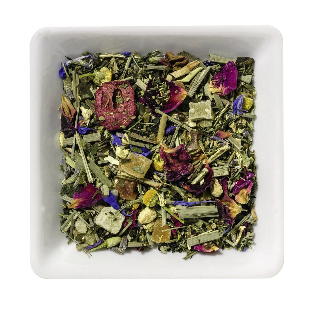 Frauenpower – Naturbelassene Kräuter-Früchteteemischung mit Lavendel & Zitronenmelisse