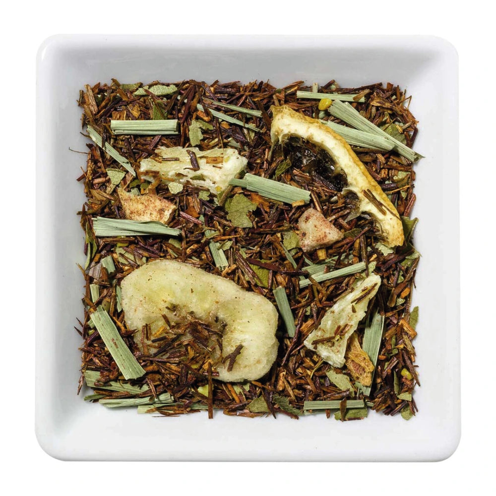 Zauber der Savanne – Aromatisierter Rooibos-Tee mit Mango, Ananas & Zitrone