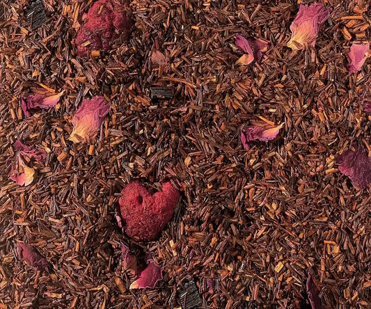 Süße Sünde – Aromatisierte Rooibos-Teemischung mit Himbeer-Vanille-Note