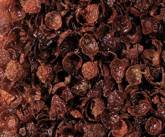 Hagebuttenschalen gebrochen – Naturreiner Früchtetee & Teebasis