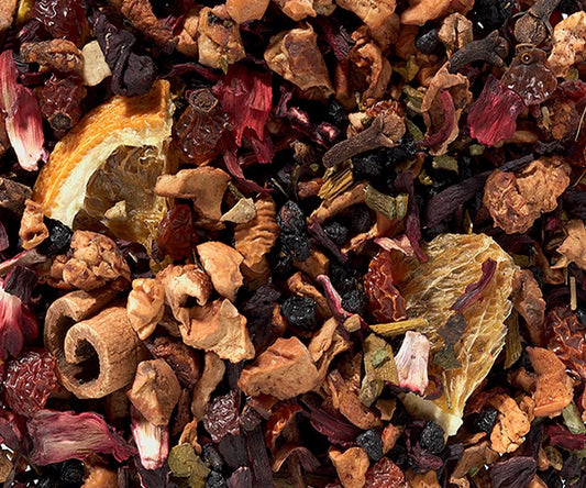 Feuerzangenbowle – Aromatisierte Früchteteemischung mit Rotwein-, Orange- & Zimtnote