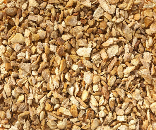 Ingwerstücke geschnitten – Reiner Kräutertee mit süß-scharfem Aroma