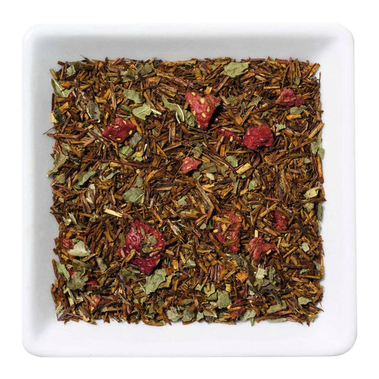 Erdbeer-Sahne – Aromatisierter Rooibos-Tee mit Erdbeere & Sahne