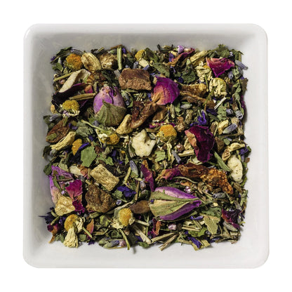 Basentee Blütenkräuter – Naturbelassene Kräuter-Früchteteemischung mit Zitronenmelisse & Lavendel
