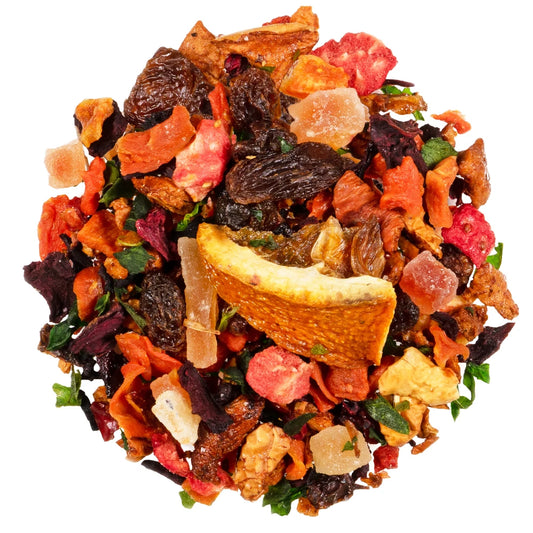 Himmlische Früchte – Aromatisierter Früchtetee mit Vitamin C & Erdbeer-Orange-Geschmack