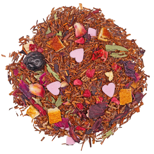 Wilde Herzbeere – Rooibos mit Himbeer-Johannisbeer-Note