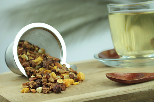 Aprikose Yuzu – Aromatisierter Früchtetee mit Aprikosen- & Yuzustücken