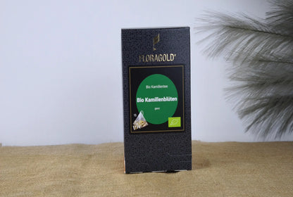 Floragold Kamille ganz 15 Pyramidenbeutel – Bio