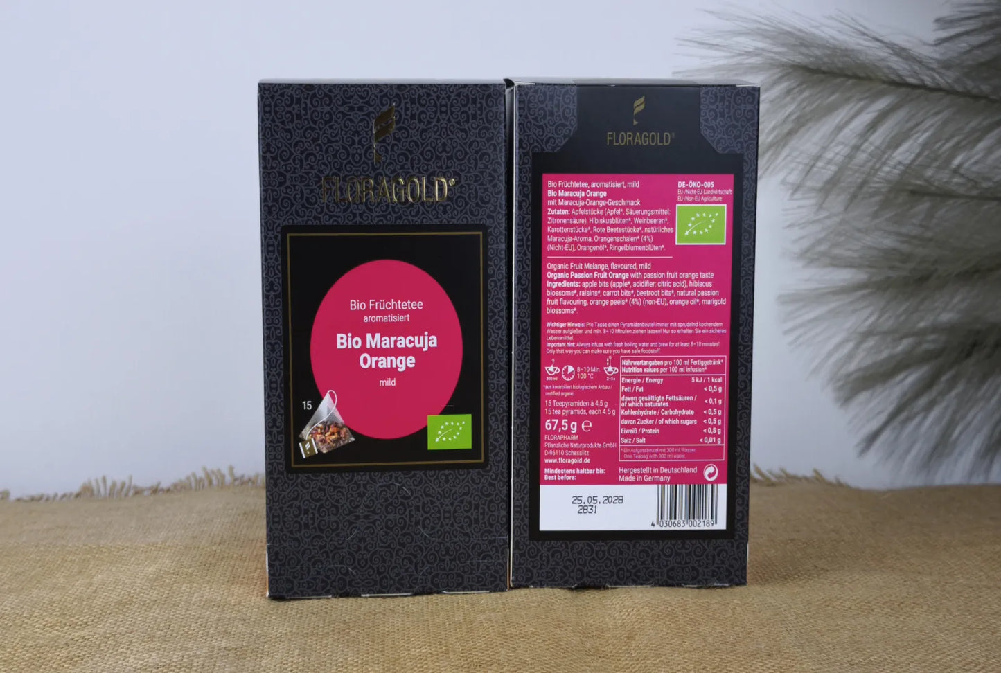 Floragold Bio Maracuja Orange – Harmonischer Früchtetee, mild & fruchtig