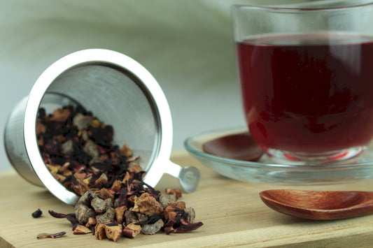 Pfirsich Melba – Aromatisierte Früchteteemischung mit cremiger Note