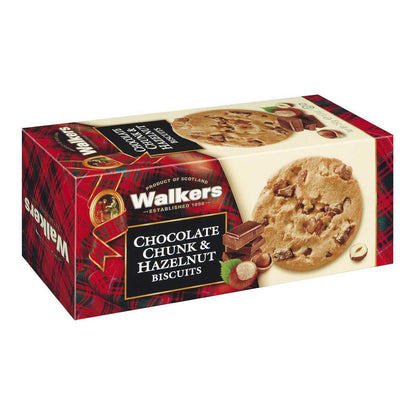 Walkers Chocolate Chunk & Hazelnut Biscuits – 150g